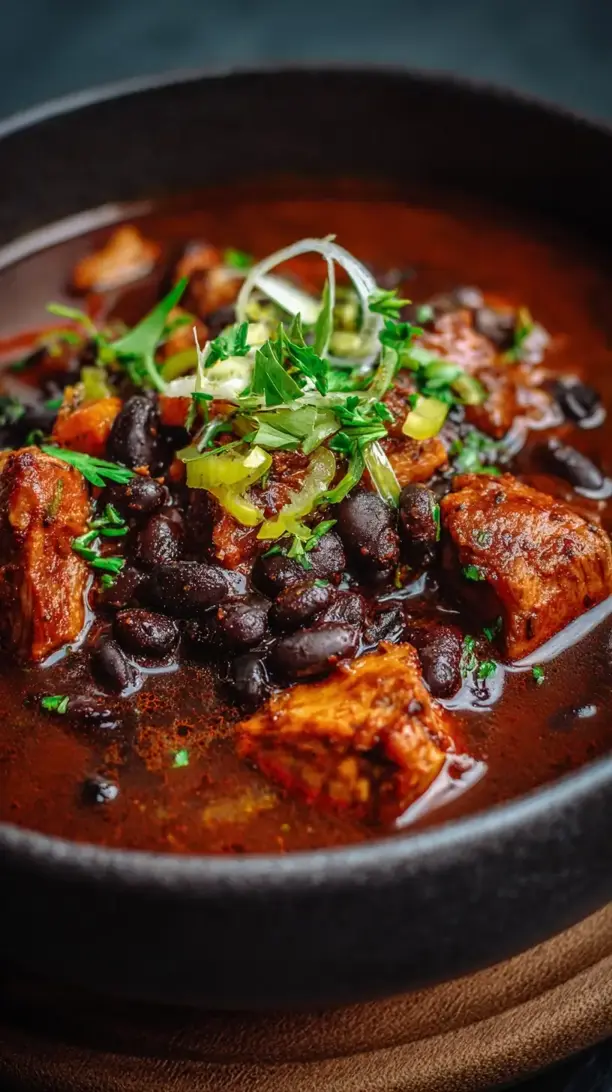 Pork and Black Bean Stew