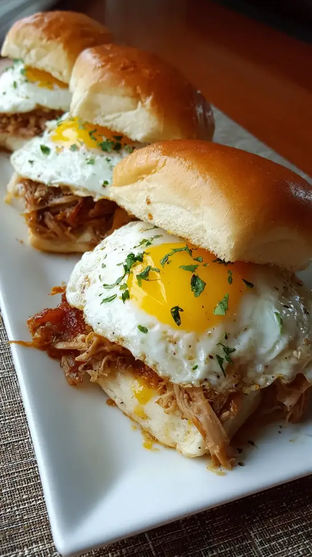 Pulled Pork Breakfast Sliders