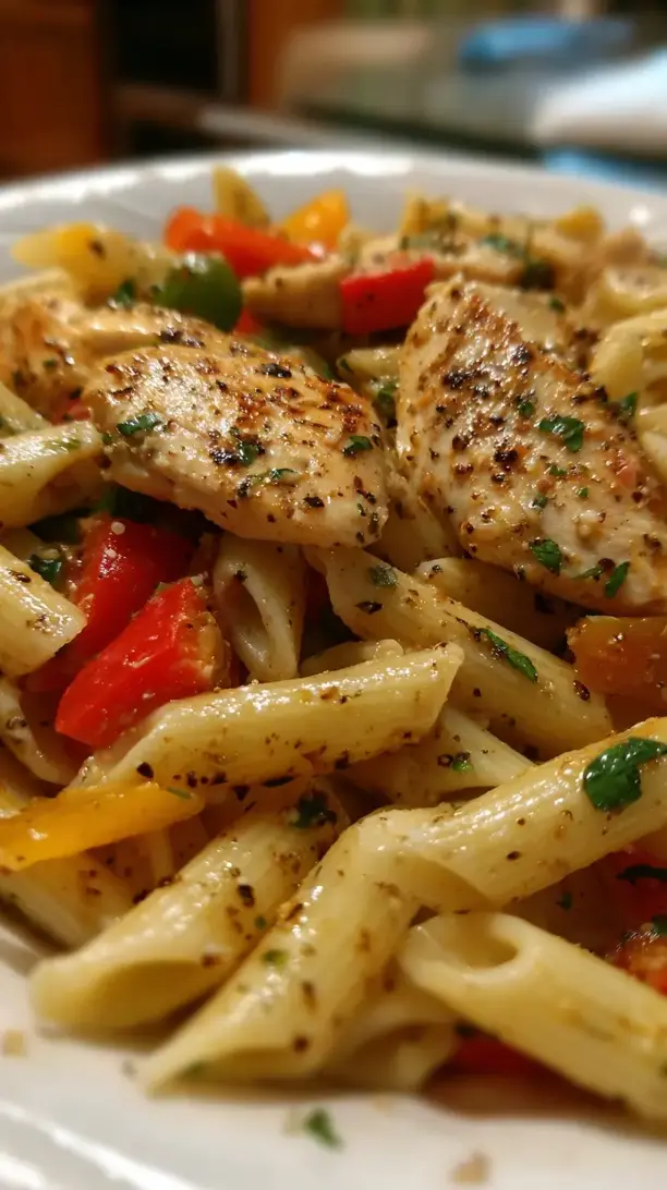 Quick Chicken Fajita Pasta