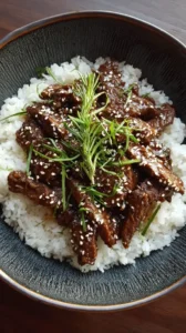 Quick Sesame Beef