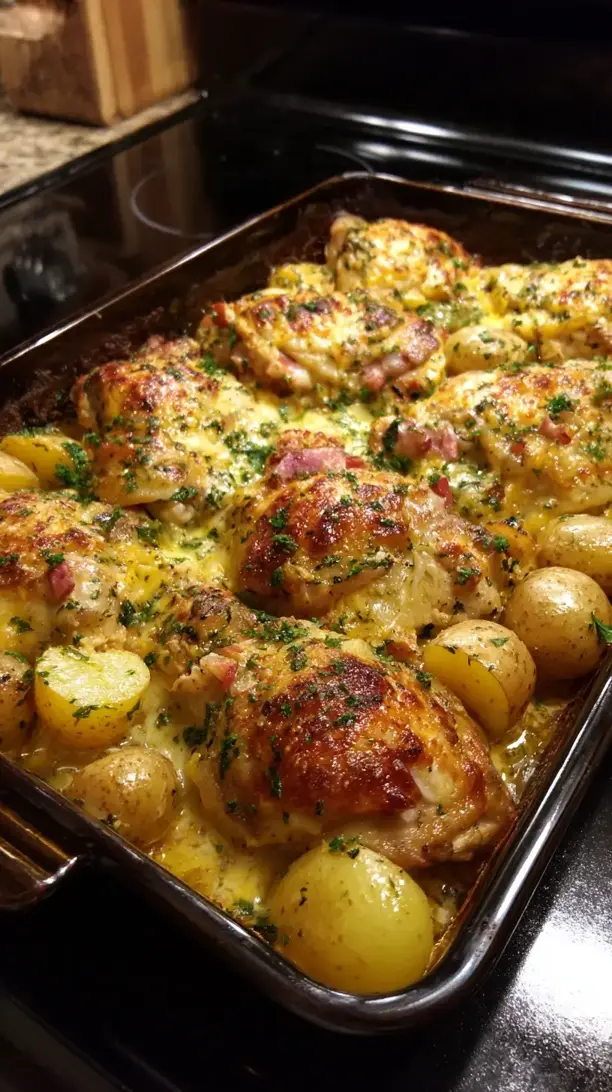 Ranch Chicken and Potato Bake
