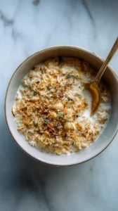 Roasted Garlic And Parmesan Oatmeal