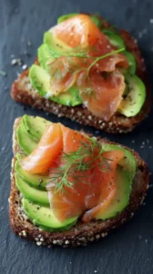 Salmon And Avocado Toast