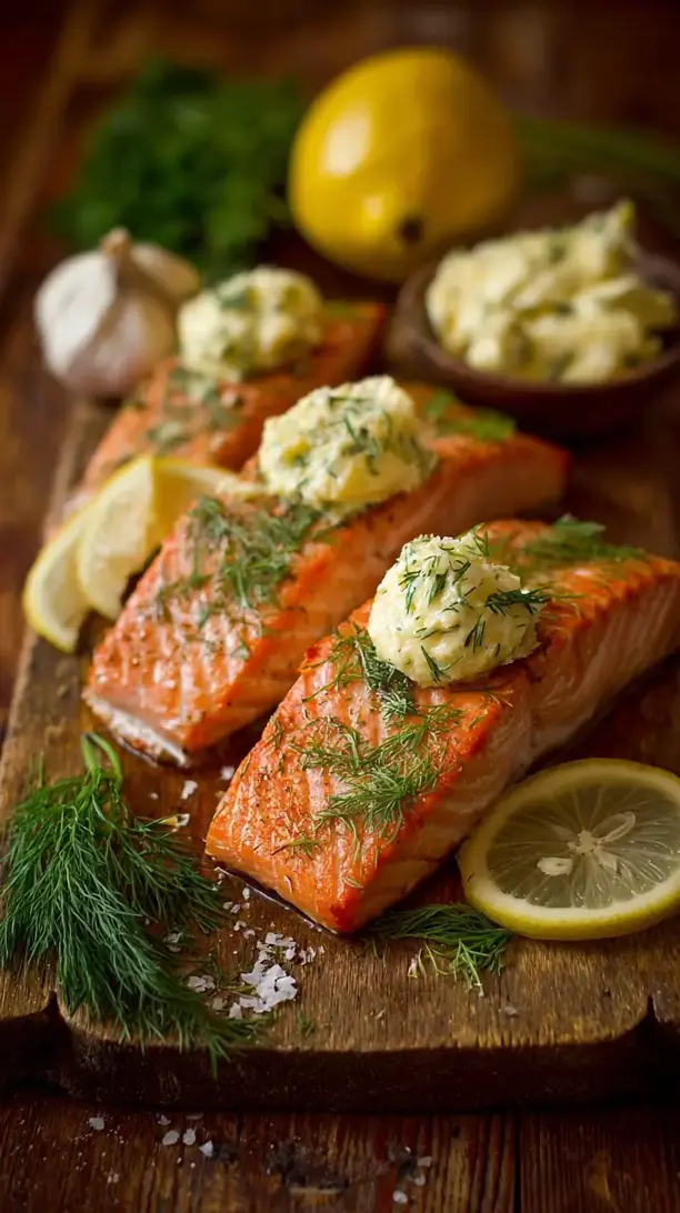 Salmon and Lemon Dill Butter