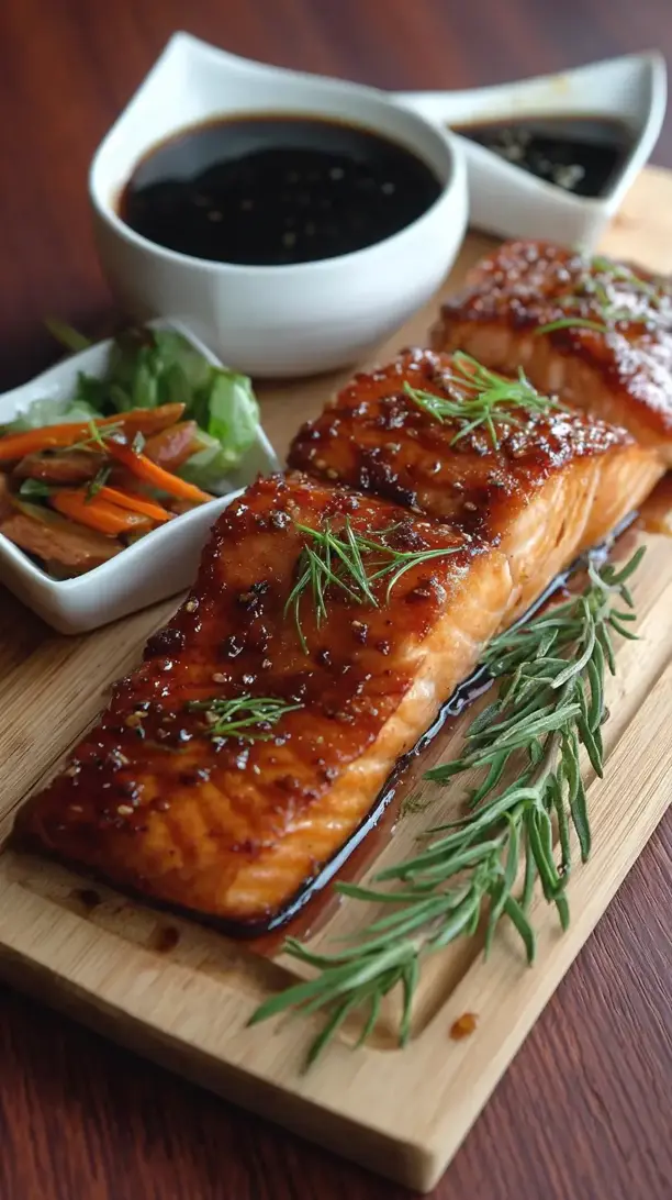 Salmon and Maple Glazed