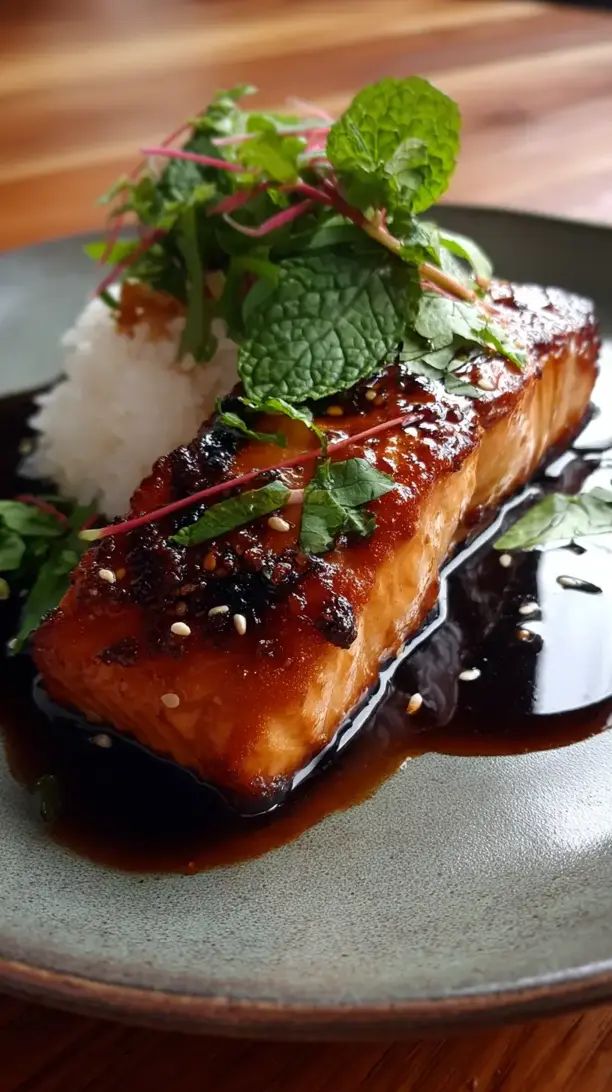 Salmon and Miso Glaze