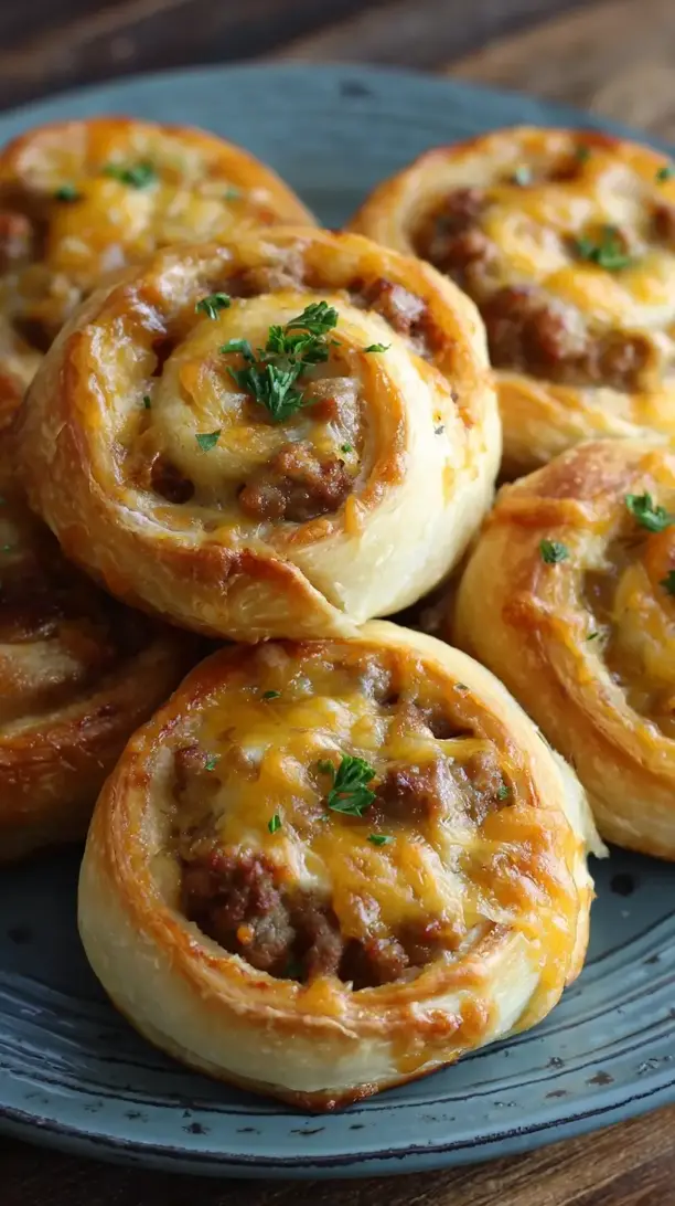 Sausage Cheese Pinwheels