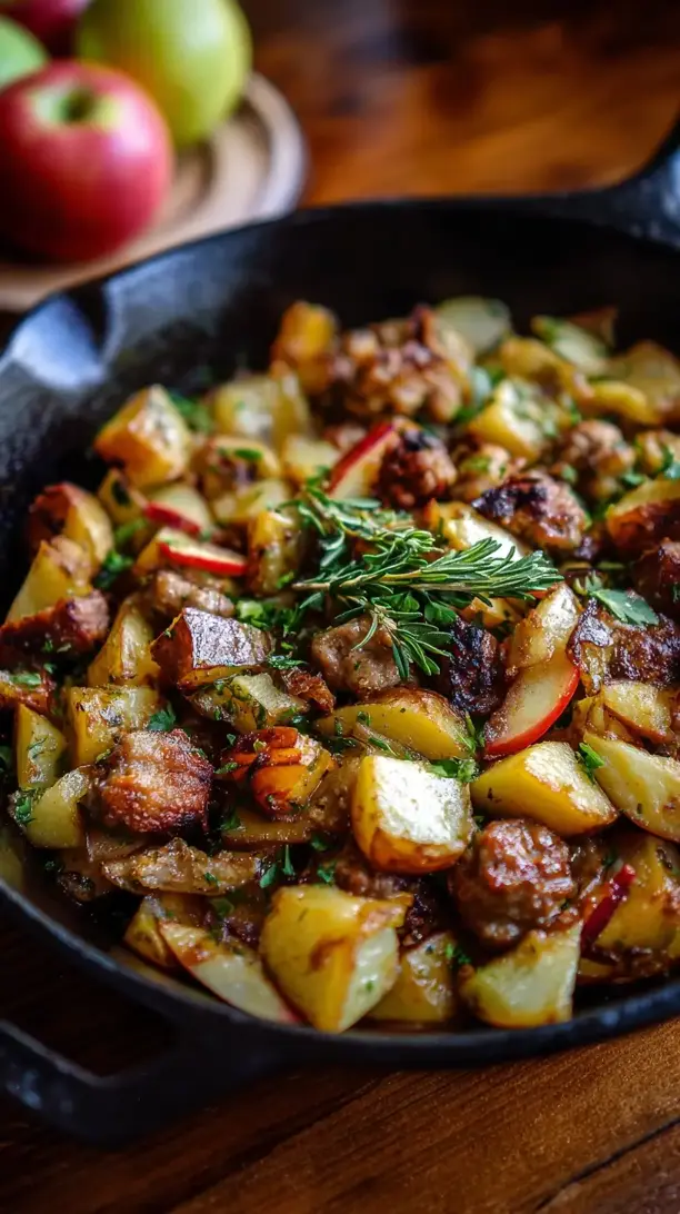 Sausage and Apple Breakfast Hash