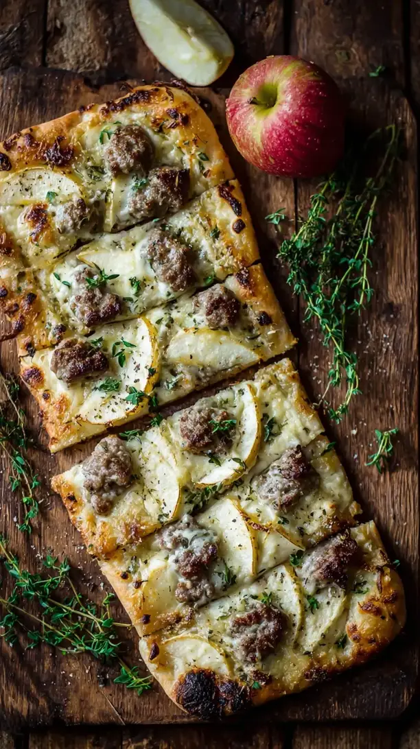 Sausage and Apple Flatbread