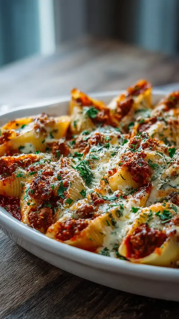 Sausage and Ricotta Stuffed Shells