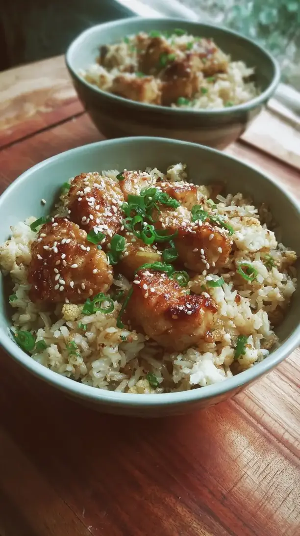 Sesame Chicken Fried Rice
