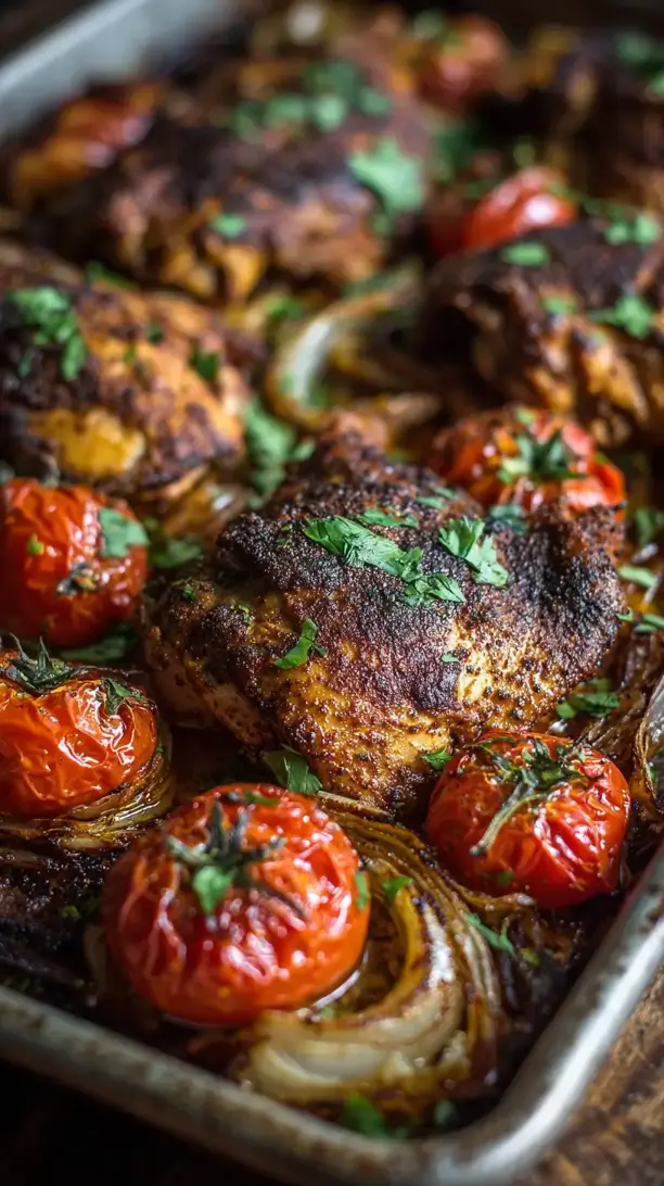 Sheet Pan Chicken Shawarma