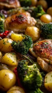 Sheet Pan Chicken And Vegetables