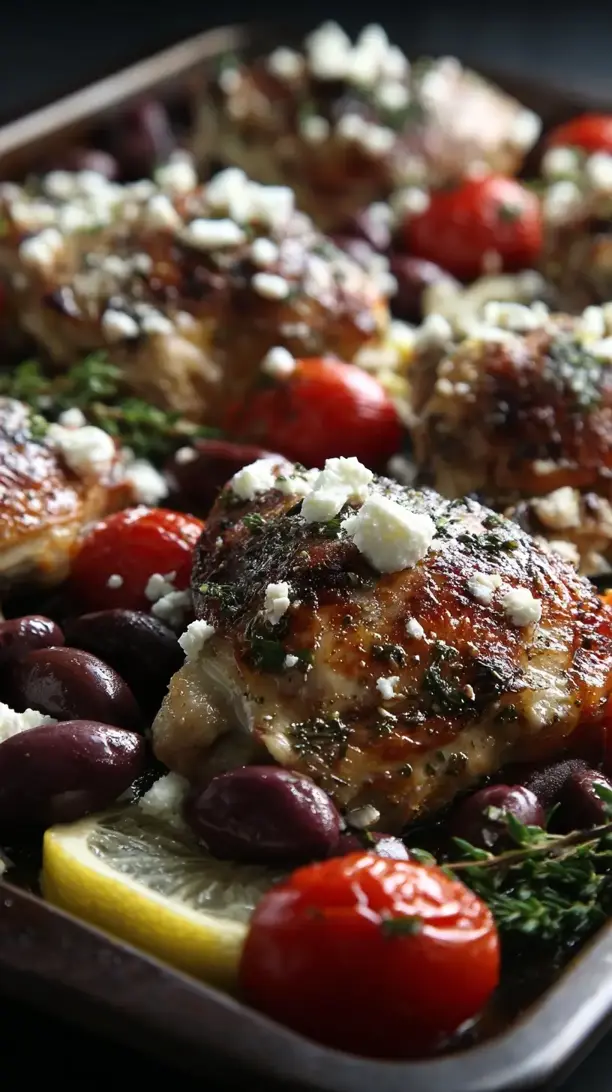 Sheet Pan Greek Chicken
