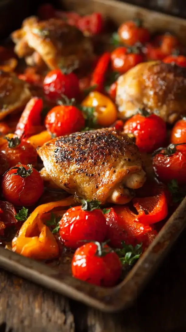 Sheet Pan Italian Chicken