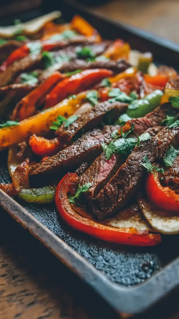 Sheet Pan Steak Fajitas