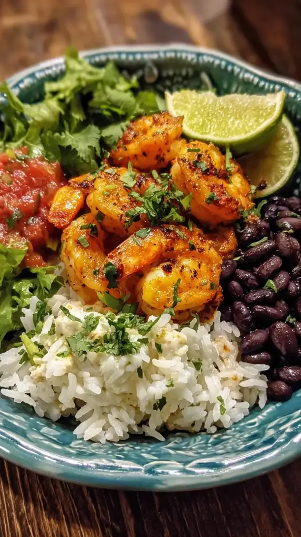 Shrimp Burrito Bowls