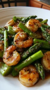 Shrimp And Asparagus Stir Fry