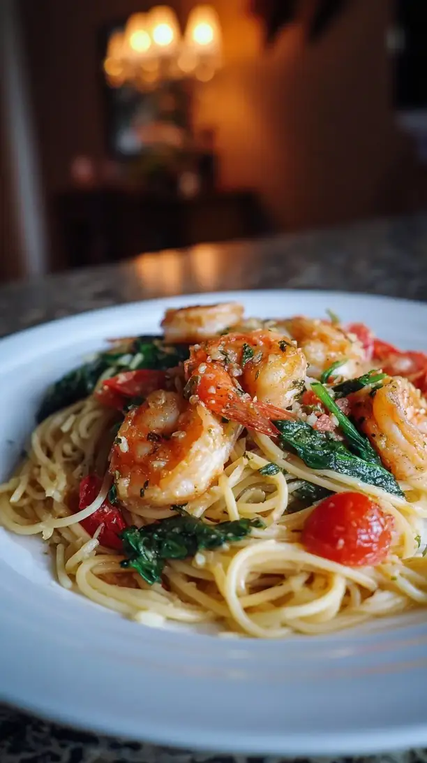Shrimp and Garlic Butter Pasta