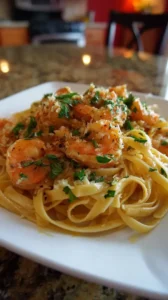 Shrimp And Garlic Scampi Linguine