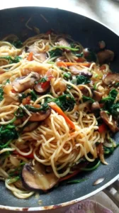 Simple Veggie Stir Fry Noodles