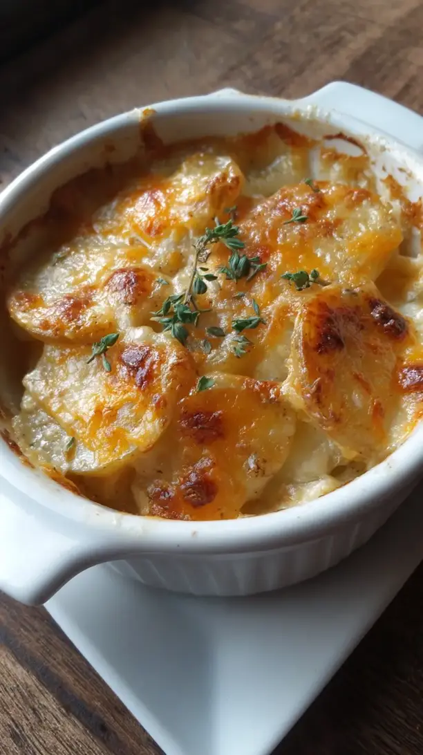 Slow Cooker Au Gratin Potatoes