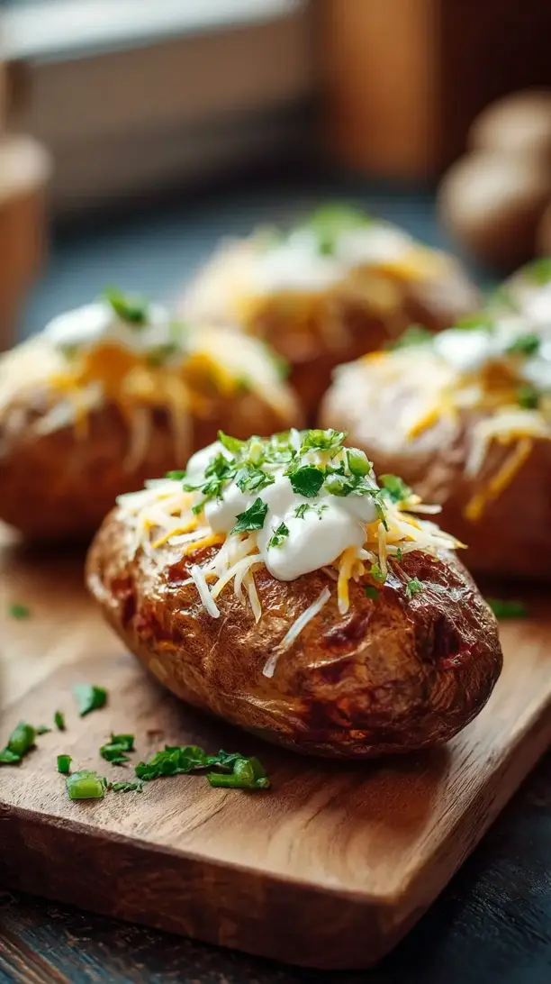 Slow Cooker Baked Potatoes