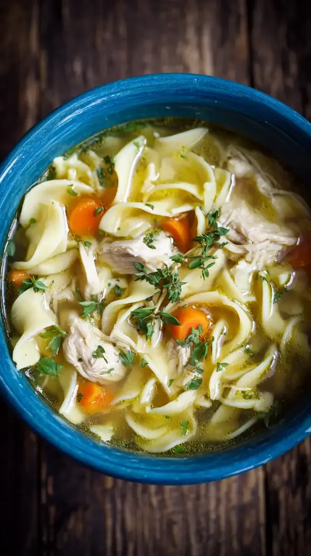 Slow Cooker Chicken Noodle Soup