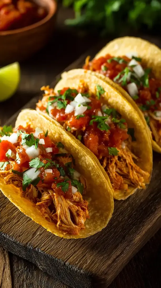 Slow Cooker Chicken Tacos