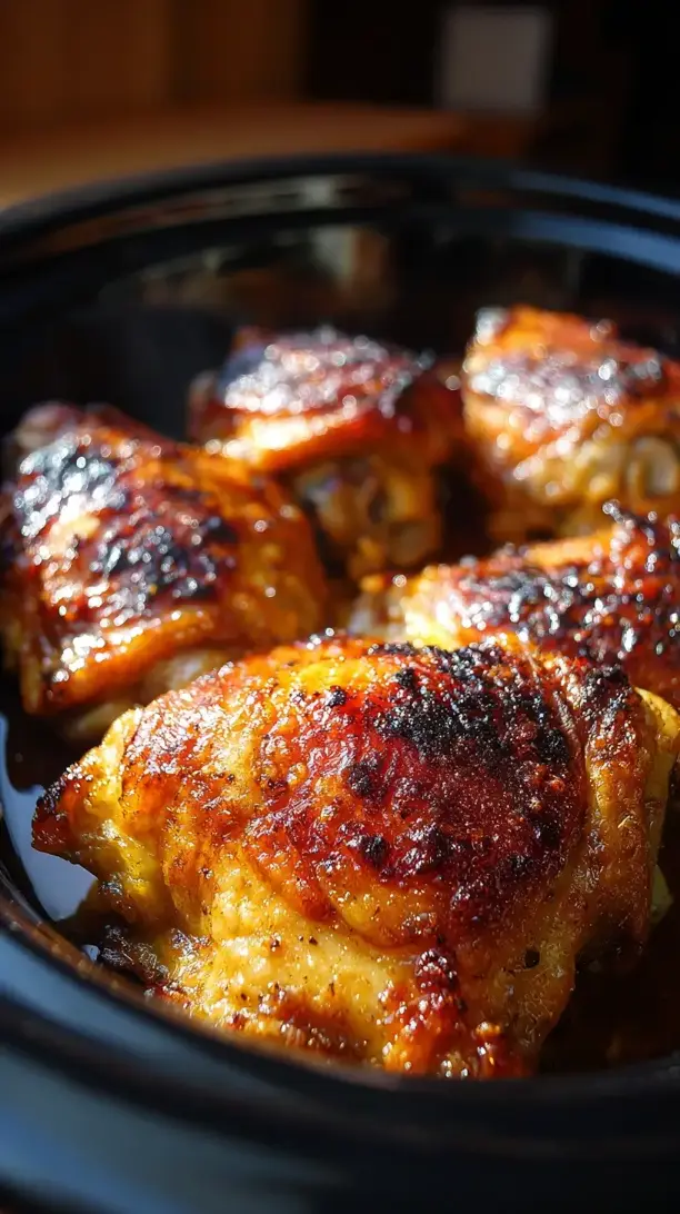 Slow Cooker Chicken Thighs