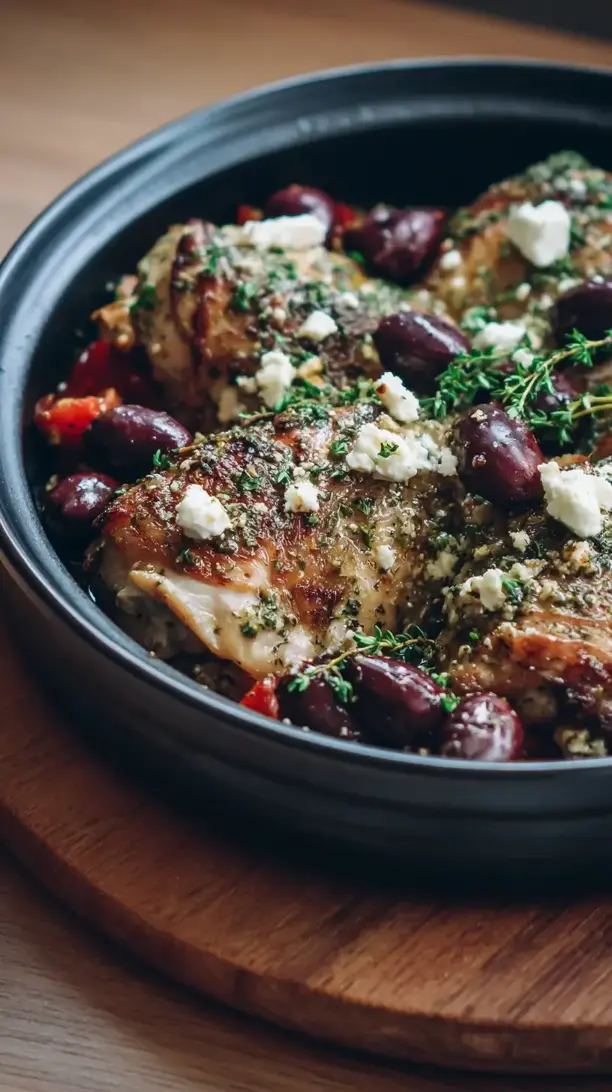 Slow Cooker Greek Chicken