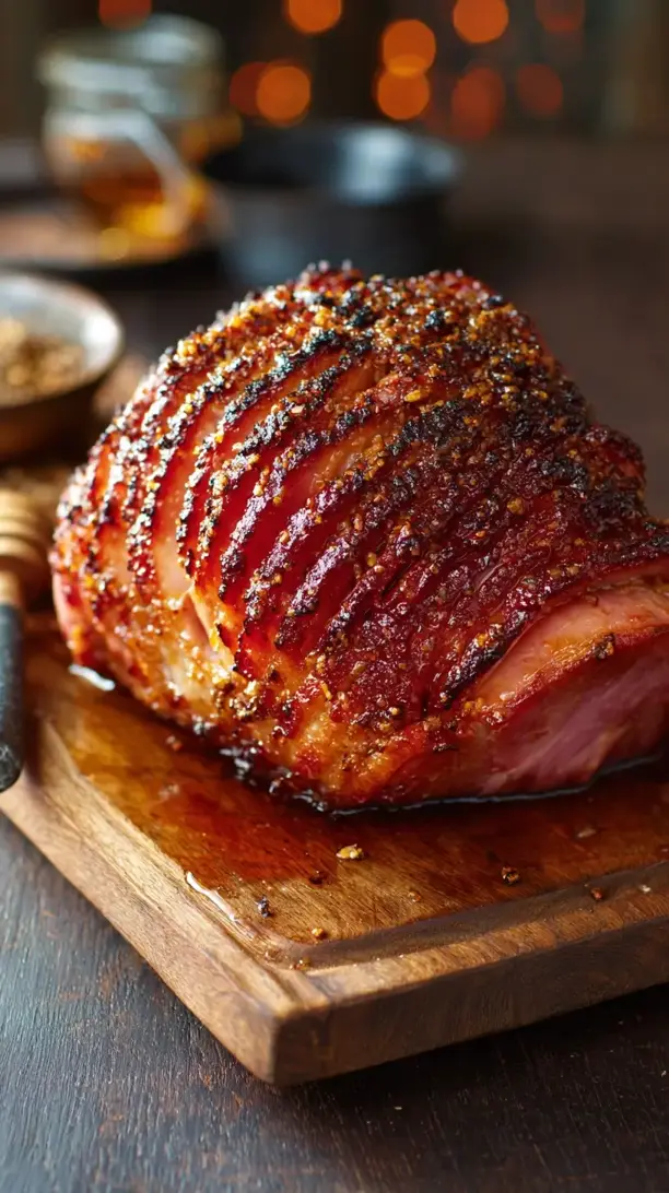 Slow Cooker Honey Glazed Ham