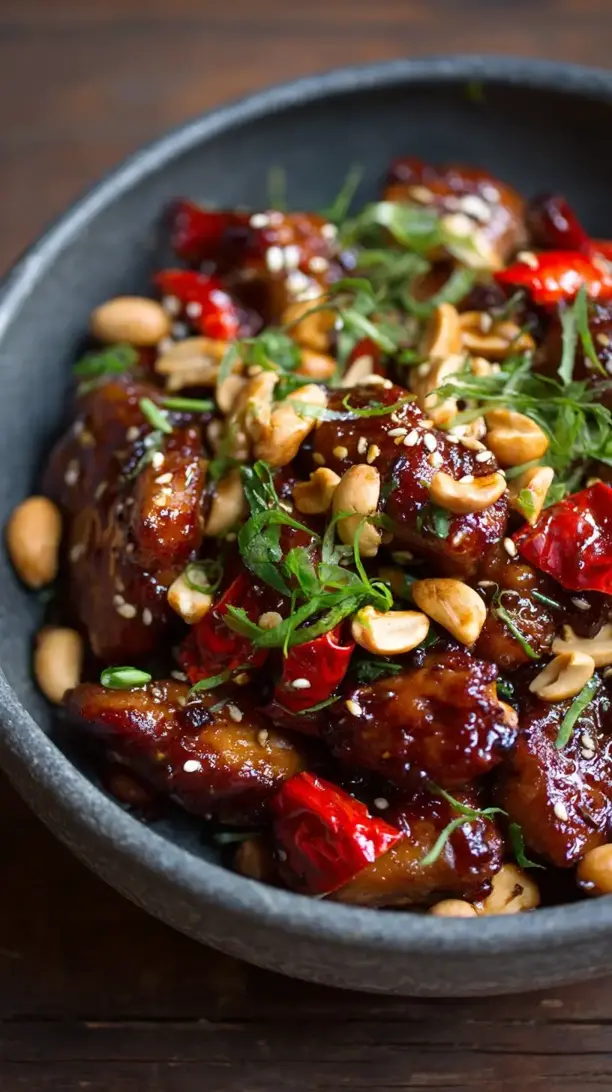 Slow Cooker Kung Pao Chicken