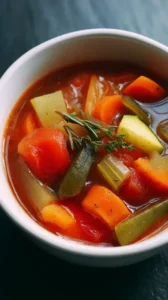 Slow Cooker Vegetable Soup