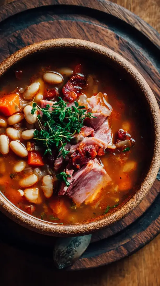 Smoky Ham and Bean Stew