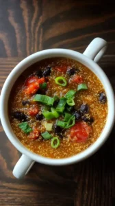 Southwest Quinoa Soup