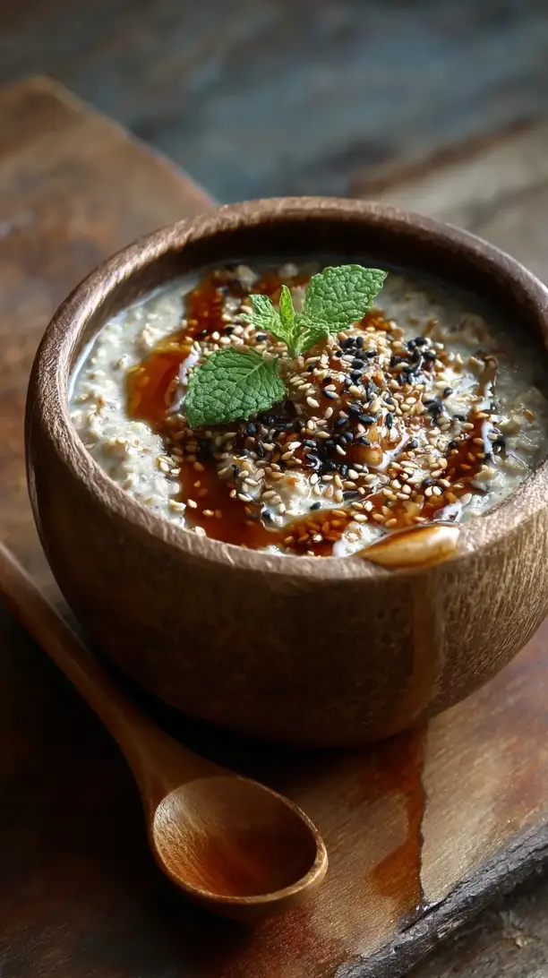 Soy Ginger Sesame Oatmeal
