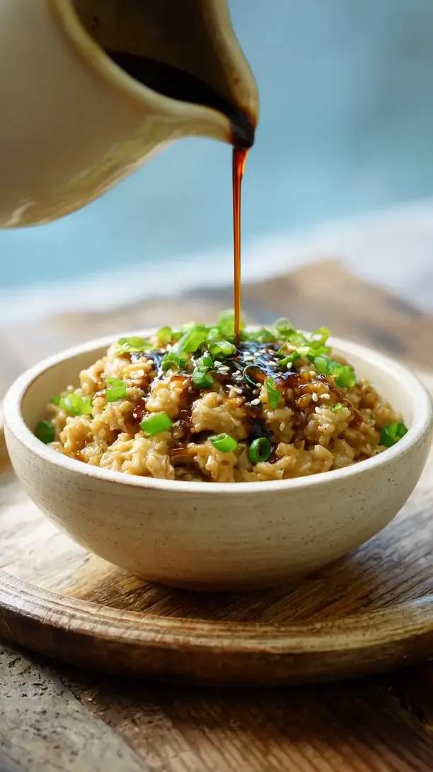 Soy Sauce and Scallion Oatmeal