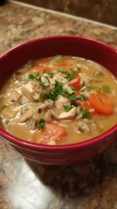 Spicy Chicken And Wild Rice Soup