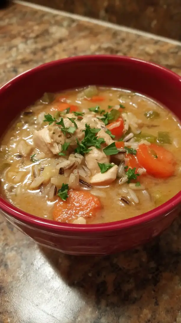 Spicy Chicken and Wild Rice Soup