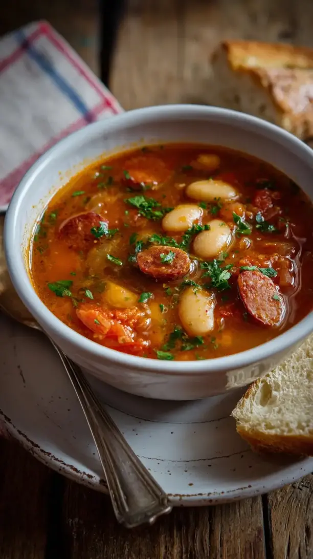 Spicy Chorizo and Bean Soup