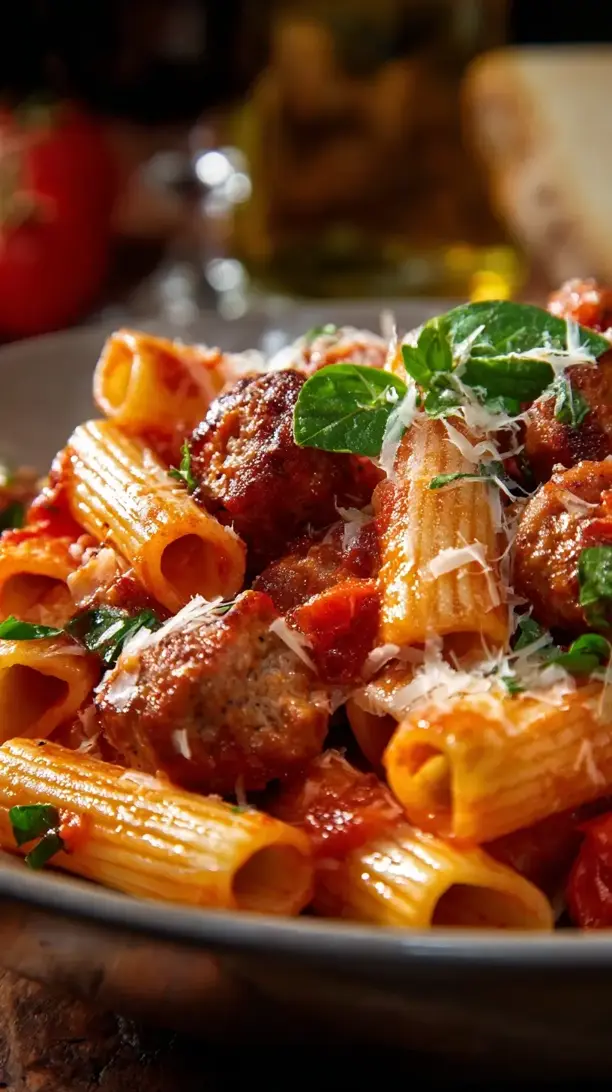 Spicy Sausage Rigatoni