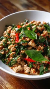 Spicy Thai Basil Chicken