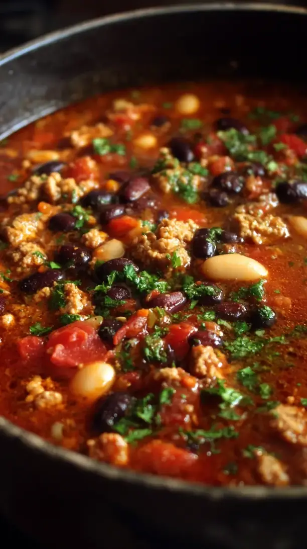 Spicy Turkey and Bean Stew