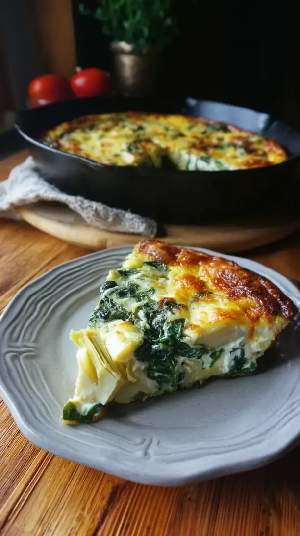 Spinach Artichoke Egg Bake