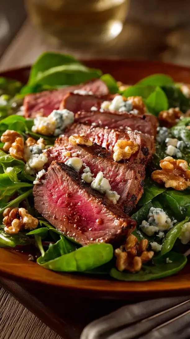 Steak and Blue Cheese Salad