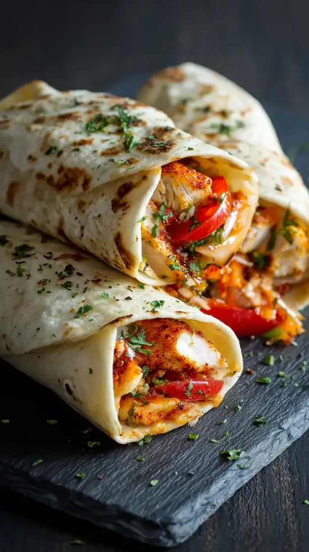 Sweet Chili Chicken Wraps