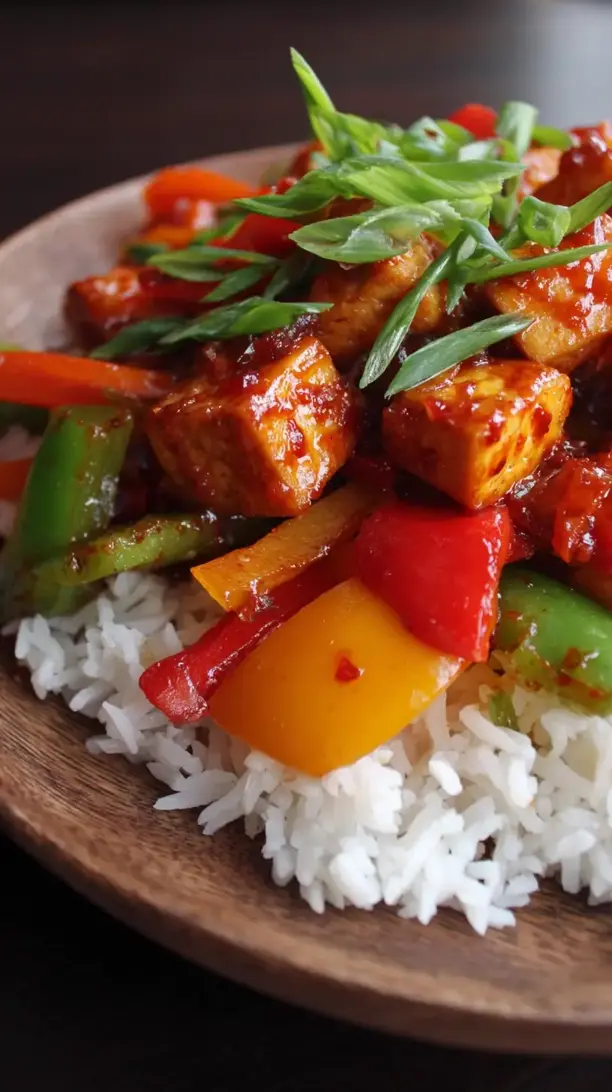 Sweet Chili Tofu Stir Fry