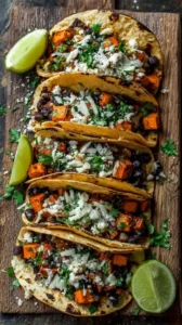 Sweet Potato And Black Bean Tacos