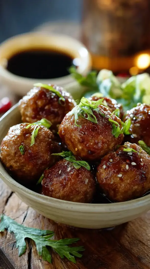 Teriyaki Turkey Meatballs